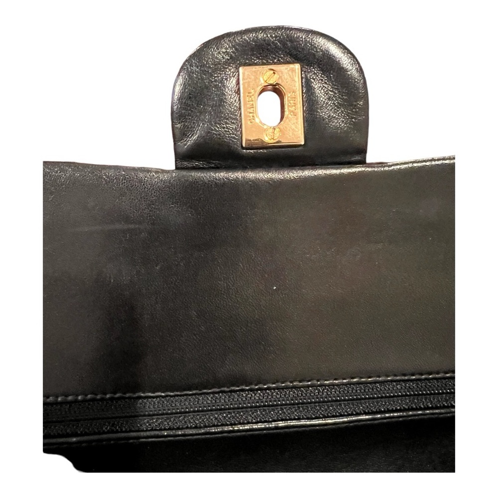 Chanel Vintage Classic Flap Black Lambskin Leather - Picture 7 of 15